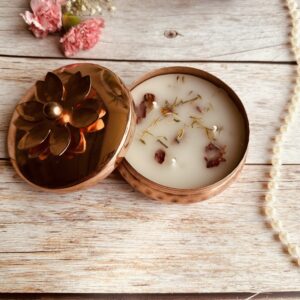 Urli brass Rose Candle Gold